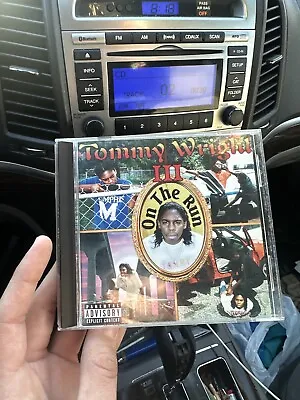 On The Run By Tommy Wright III (CD) OG FIRST PRESS 1996 RARE MEMPHIS RAP MUSIC • $1000