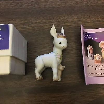 Faithful Donkey Hallmark Mary Hamilton Nativity Collection CH100-2 • $18.99