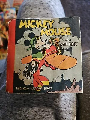 Disney's Mickey Mouse The Mail Pilot Big Little Book #731 • $50