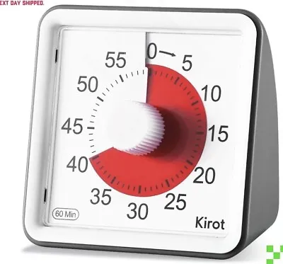 60-Minute Visual Timer Classroom Countdown Clock Silent Timer • $12.89