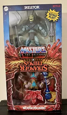 MOTU Origins Skeletor X Stranger Things Demogorgon 2 Pack New • $128.99