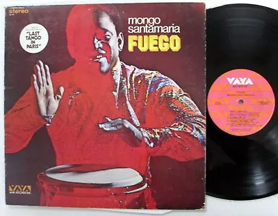 MONGO SANTAMARIA Fuego LP Vaya 1973 Latin Jazz VG+  Last Tango In Paris   A4651 • $26