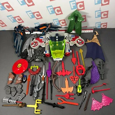 Kenner Hasbro Figure Weapons Missiles Accessory Lot 46 Pieces Missiles Bow Wings • $24.79