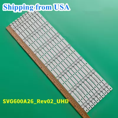 New LED Backlight Strips(10） 60 Inch Vizio E60U-D3 SVG600A26 _Rev02_UHD_151215 • $27.28