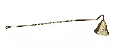 Vintage Golden Brass Candle Snuffer Home Decor 11” Long • $7.99