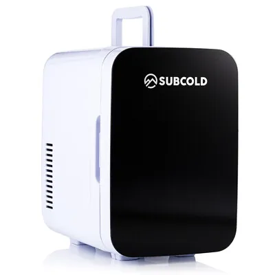 Subcold Ultra 6 Black | Mini Fridge Cooler & Warmer | Portable Home Car Travel • £44.99