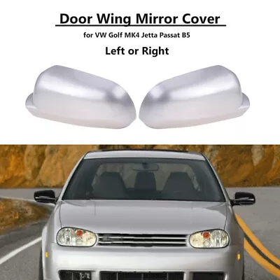 Pair Rearview Mirror Cover Cap NEW For VW Golf MK4 2000-2007/Jetta MK4 1999-2005 • $28.67