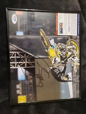 James “Bubba” Stewart Autographed 8x10 Photo Yoshimura Suzuki PSA/DNA Certified  • $175