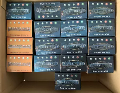 MTG 17x Assorted Event Deck Cardboard Deck Boxes [Empty] • £11.99