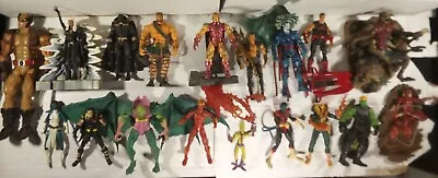 Lot Of 16 Marvel Legends Figures + BAF Annihilus + Icons Brown Wolverine • $210