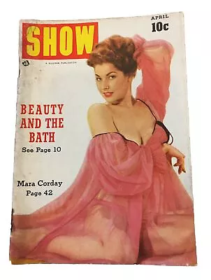 SHOW POCKET  Magazine-APRIL 1954 Vol. 2 No. 8 MARA CORDAY Cover • $15.50