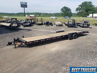 2024 Down 2 Earth Trailers 2 Car Hauler Trailer 17k GVWR Hd Flatbed 32+4 7x36 • $9995