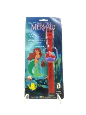 $18 • Buy Disney The Little Mermaid Sebastian Watch 1989 #11034 Vintage Sealed 