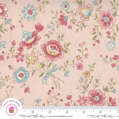 Moda PROMENADE 44281 14 Pink Floral 3 SISTERS Quilt Fabric • $6.25