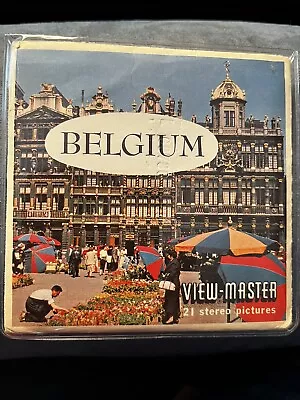 Belgium View-master Reel Packet W/Envelope & Book B188 • $14