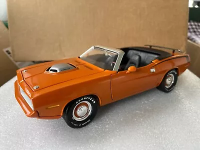 Ertl 1/18 1970 Plymouth Hemi Cuda Convertible Modified Custom 1 Of A Kind • $40