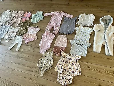 Baby Girl 0-33-66-12mth Clothing Bundle ~ 30 Pieces • $85