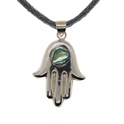 Shiva Hand Pendant 925 Silver God Hamsa Hand Of Fatima Evil Eye Protection • £26.99