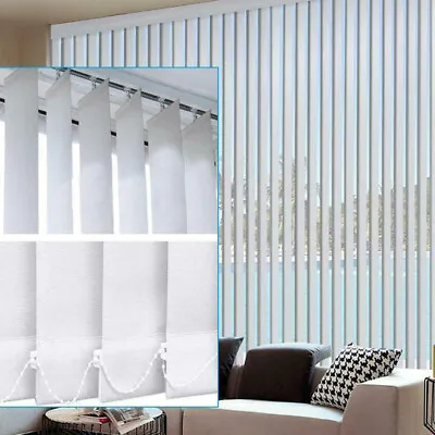  White Plastic Vertical Venetian Blind Accessories Roller Blinds Window Shutter • £17.91