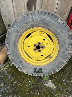 £400 • Buy Complete Set Of Agricultural Wheels And Tyres To Fit A Compact Tractor