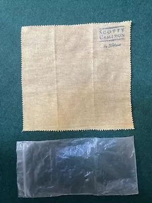 Vintage/Rare Titleist Scotty Cameron/Titleist Putter Cleaner Oil Cloth • $18.79