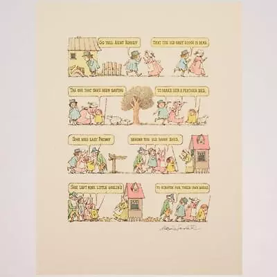 Maurice Sendak Go Tell Aunt Rhody Lullabies And Night Songs Art Print Signed • $340