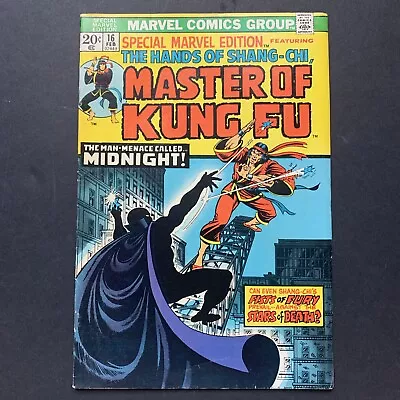 Marvel Special Edition Shang-Chi Master Of Kung Fu #16 1973 Marvel • $45