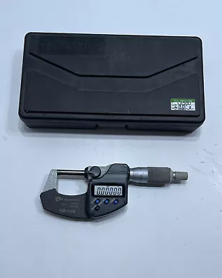 Mitutoyo No. 293-340-30 IP65 Coolant Proof 0-1  .00005  Digital Micrometer • $125