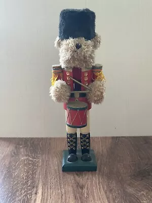 Nutcracker Dog Soldier Wooden Figurine Vintage  • $11.05