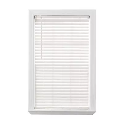 2  Cordless Faux Wood Horizontal Blinds Window Privacy • $20.19
