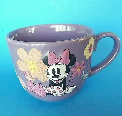 Coffee Mug Minnie Mouse Disney Store Large Purple Soup Bowl Cup • $22.50