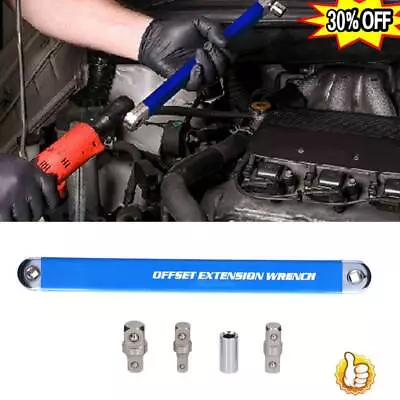 1/2″Drive Chain Driven Offset Extension Wrench Impact Ready Socket-Wrench Tool-- • $20.89