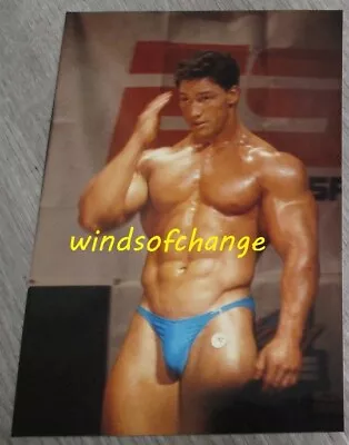 Found Photo Sexy Man Bodybuilding Muscles Flex Tight Underwear Gay Interest Q156 • $6.99