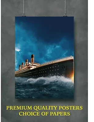 £15.45 • Buy The Titanic Large Poster Art Print Gift A0 A1 A2 A3 A4 Maxi