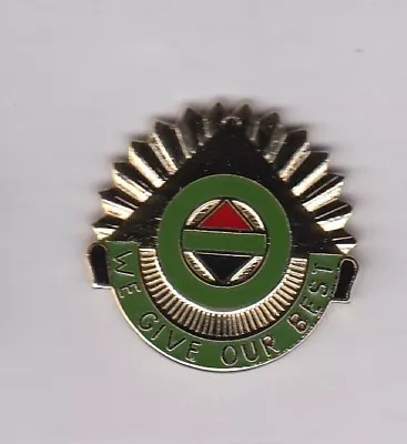 US ARMY 14th MILITARY POLICE BRIGADE MP Crest DUI Badge C/b G-23 • $5