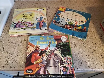 Lot Of 28 Vintage Children’s Records 78 RPM - Great Assortment • $20