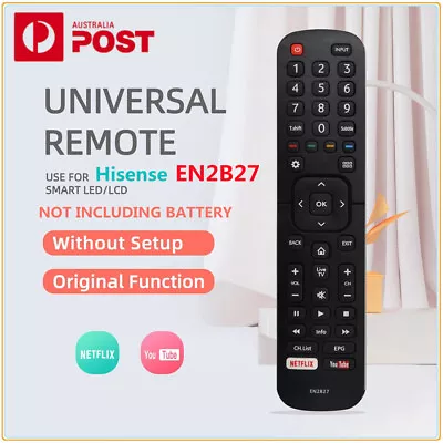 For HISENSE TV Remote EN2B27 ORIGINAL OEM Control EN-2B27 RC3394402/01 3139 238 • $8.95