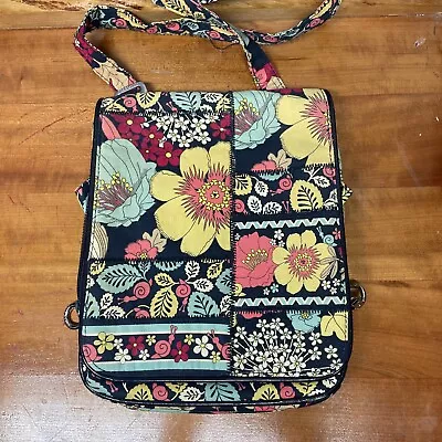 Vera Bradley Trimmed Crossbody Bag In  Happy Snails  Pattern • $17.99