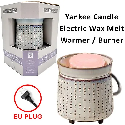 £16.99 • Buy Yankee Candle ADDISON Electric Ceramic Embossed Wax Warmer Burner Melt Tart - EU