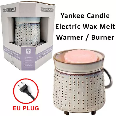 £16.99 • Buy Yankee Candle ADDISON Electric Ceramic Embossed Wax Warmer Burner Melt Tart - EU