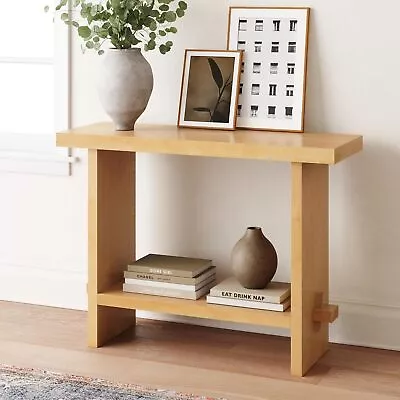 Nathan James Virgo Wood Accent Storage Console Sofa Table For Entryway Hallway • $433.65