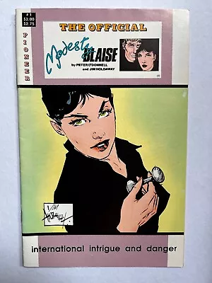 The Official Modesty Blaise #1 Fine Pioneer Press 1988 • $5.99