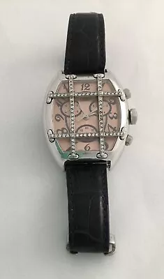 Van Der Bauwede Watch Magnum Commander Chrono Diamond Grille Cal. 25 • $1495