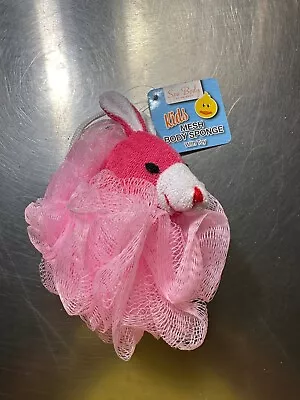 Swissco Spa Body Kids Pink Mesh Body Sponge With Toy New With Tags Nwt • $1.99