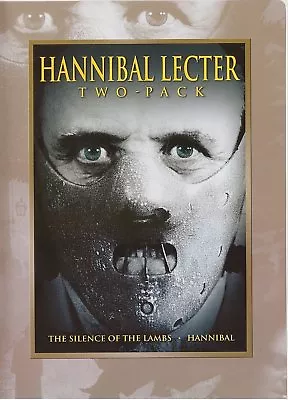 NEW Hannibal Lecter Two Pack  Silence Of The Lambs+Hannibal 1991 DVD MOVIE SET • $19.99