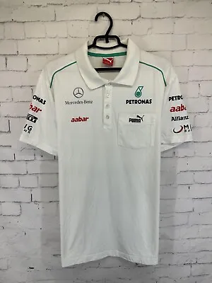 Mercedes Amg Petronas Puma Custom Racing Men Polo T-shirt Original Size L • $22.49