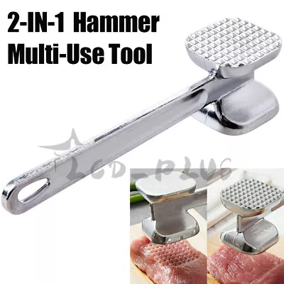 9'' Double Side Beaf Steak Mallet Meat Tenderizer Hammer Kitchen Pounder Tool • $7.95