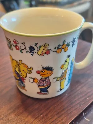 Sesame Street 1976 Gorham Fine China Child's Mug/Cup Big Bird Burt Muppets  • $9.99