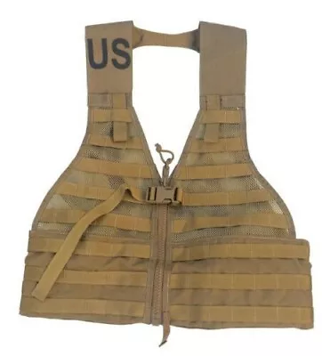 NEW USMC Molle Fighting Load Carrier Marines Tactical Vest  FLC Coyote Brown Tan • $17.99