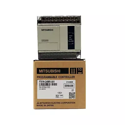 Mitsubishi MELSEC PLC FX1N-24MR-001 FX1N24MR001 Original New In Box Free Ship • $128.94